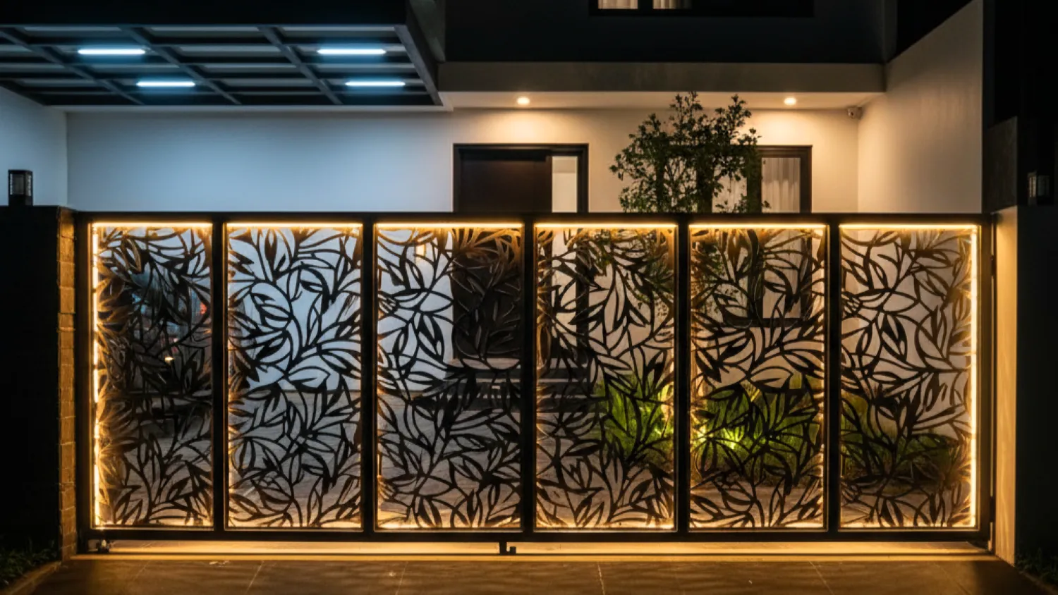 pagar rumah minimalis modern estetik panduan desain 5