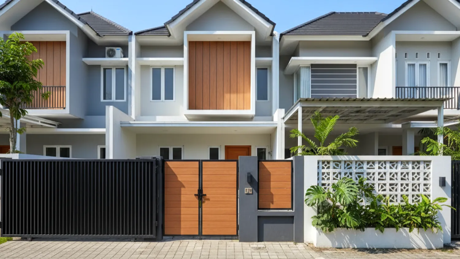 pagar rumah minimalis modern estetik panduan desain 6