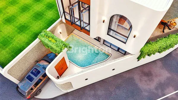 image VILLA BARU BERGAYA MEDITERANIA HARGA 2 M-AN HANYA 4 MENIT KE GWK, LOKASI NYAMAN & TENANG VIEW PERBUKITAN HIJAU (3)