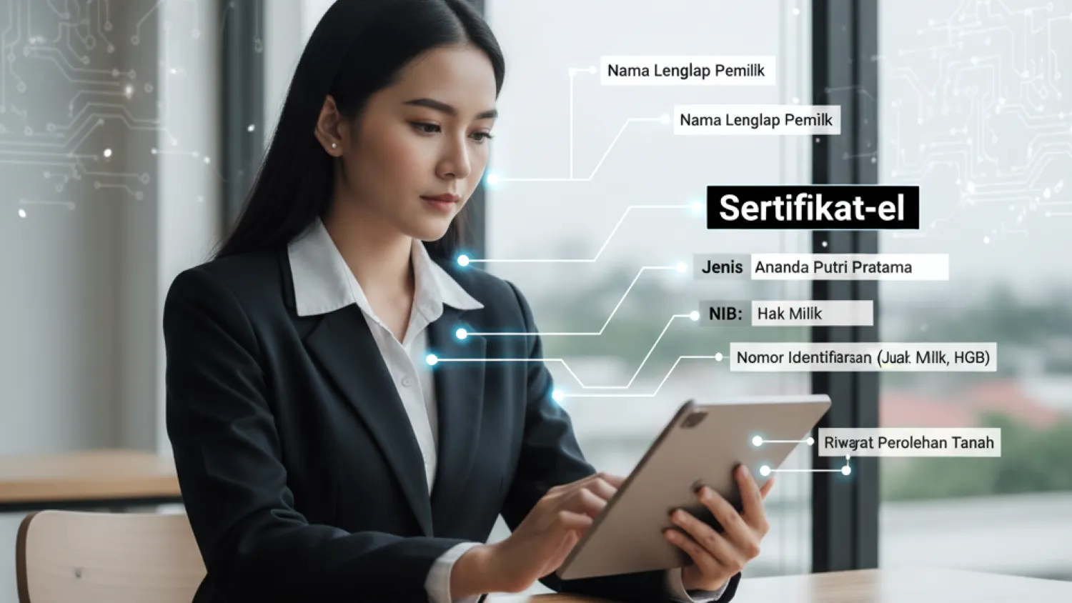 mengenal contoh sertifikat tanah elektronik jual beli rumah 6 data yuridis2