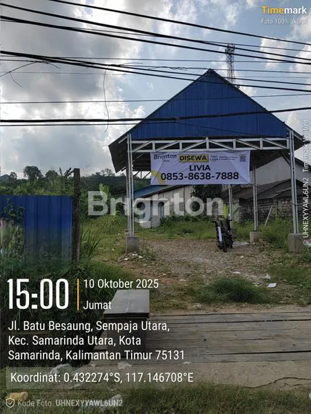 TANAH LUAS 5500M² DI BATU BESAUNG