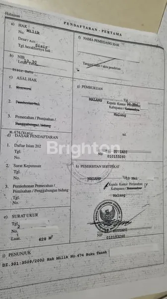 image GUDANG DIJUAL DI KOTA BATU (3)