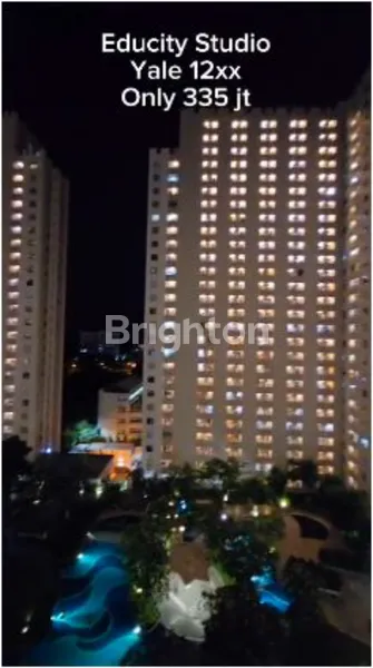 image READY UNIT APARTMENT STUDIO TYPE KAWASAN PREMIUM EDUCITY YALE PAKUWON CITY SURABAYA (1)
