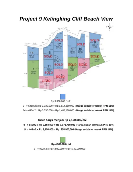 image INVESTASI LANGKA! KAVLING LOS TEBING SHM KELINGKING BEACH VIEW NUSA PENIDA BALI (8)