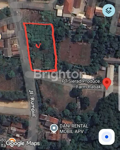 image TANAH STRATEGIS RUMPIN LEBAR DEPAN 60M² (1)