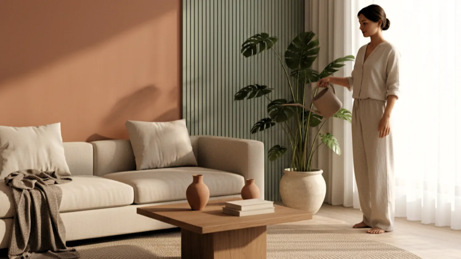 tren cat rumah minimalis terbaru nilai properti 8 koneksi dengan alam