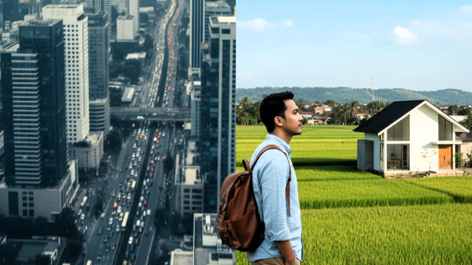 rumah sederhana di desa desain investasi gaya hidup 2