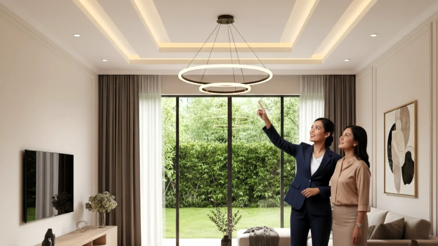 desain plafon pvc ruang tamu elegan modern 5 dampak plafon elegan