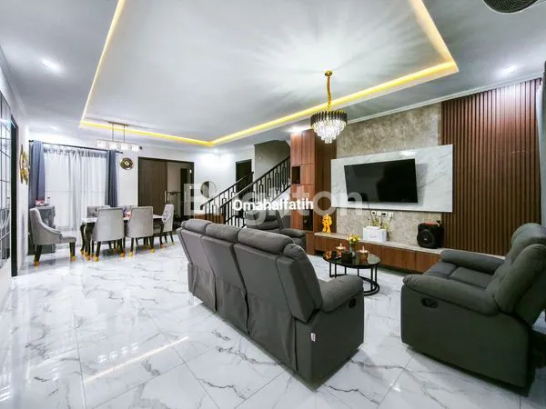 image RUMAH MEWAH 2 LANTAI FULL FURNISHED DI CLUSTER BOGOR (4)