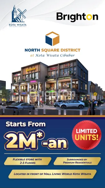 image RUKO NORTH SQUARE DISTRICT KOTA WISATA - FOR SALE!!!  (2)