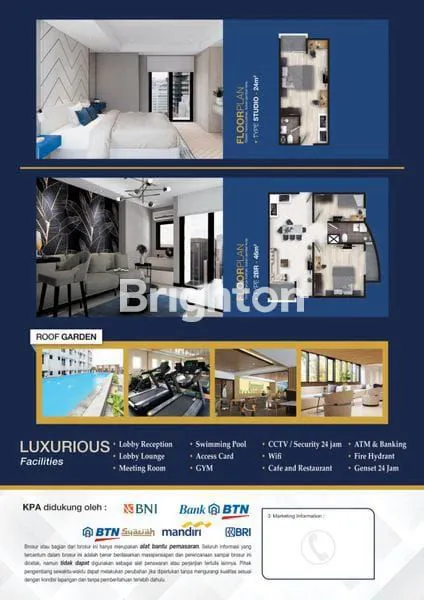 image APARTMENT DIAMOND TOWER MANSYUR TYPE FAMILY ROOM (8)