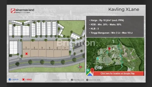 image KAVLING KOMERSIAL XLANE, BSD, SANGAT STRATEGIS, RAMAI, COCOK DIBANGUN UNTUK SEKOLAH, BANK, HOTEL, RESTORAN, SEMUA JENIS BISNIS (2)