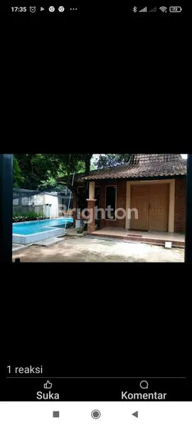 image RUMAH HALAMAN LUAS ADA KOLAM RENANG DAN JOGLO (8)