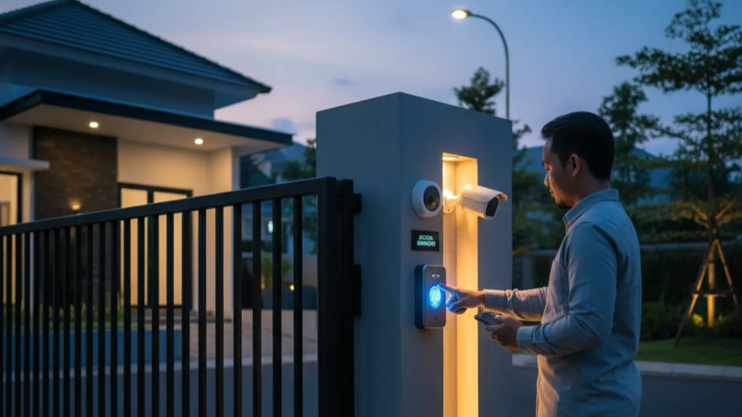 pagar dari baja ringan nilai jual rumah investasi 11 integrasi sistem keamanan