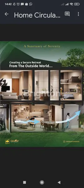 image TOWNHOUSE MODERN DI KARAWACI, 3KT 2KM (2)