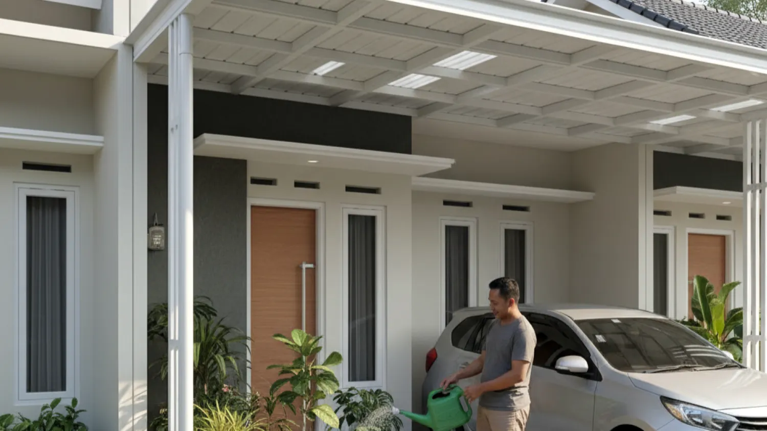 model kanopi baja ringan terbaru rumah investasi 7 kanopi dengan sistem