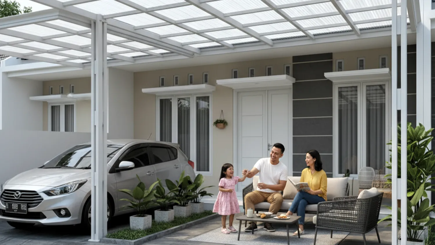 model kanopi baja ringan terbaru rumah investasi 14 fungsionalitas ruang tambahan