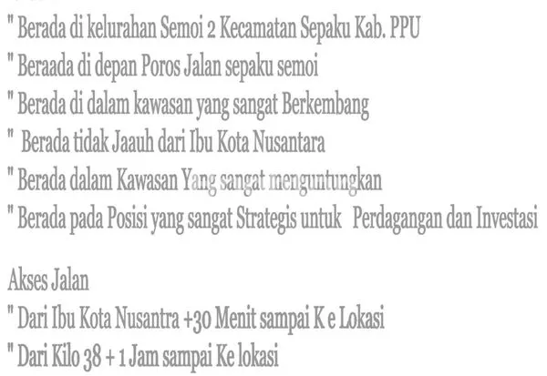 image INVESTASI TANAH PPU DEKAT IKN, SHM 96M² (4)