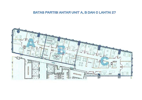 image RUANGAN / SPACE KANTOR LUAS 506,60 M2 DI ALAMANDA TOWER, JL. TB SIMATUPANG KAV. 23-24, CILANDAK, JAKARTA  (6)