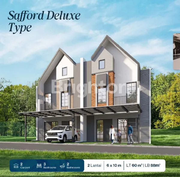 RUMAH 2 LANTAI TIPE SAFFORD DI SYNTHESIS HUIS JAKARTA TIMUR
