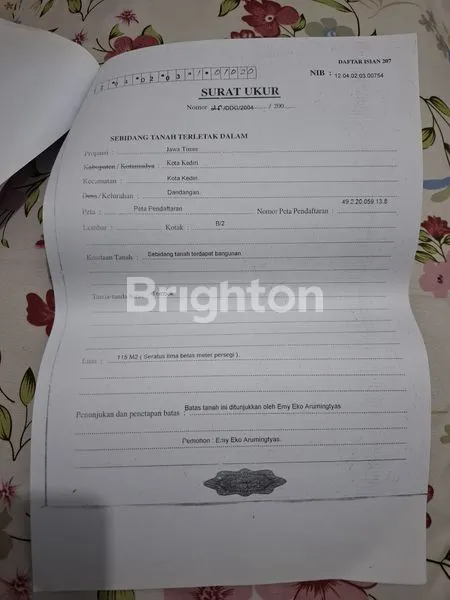 image DIJUAL RUMAH TENGAH KOTA KEDIRI,COCOK UNTUK HUNIAN ATAU INVESTASI (2)