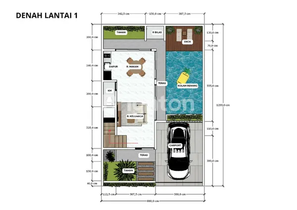 image RUMAH HUNIAN KEREN 2 LANTAI DI BLACK STONE RESIDENCE, NUSA DUA (3)