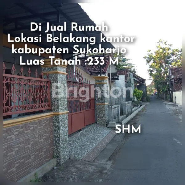 image RUMAH 1 LANTAI DILOKASI PREMIUM SUKOHARJO KOTA (1)