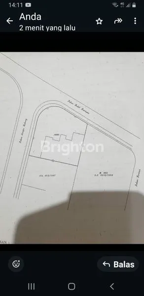 image RUMAH HITUNG TANAH DI TENGAH KOTA SURABAYA JL. LOMPI BATANG AREA PETEMON HOOK UTARA BARAT ROW JALAN 3 MOBIL (2)