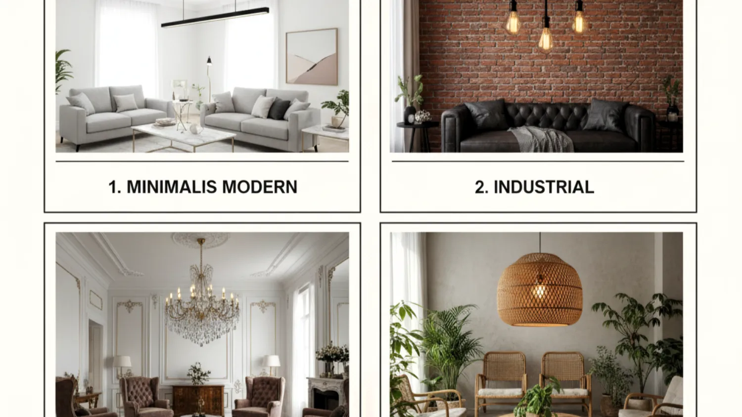 lampu gantung ruang tamu panduan desain 3 memilih lampu gantung