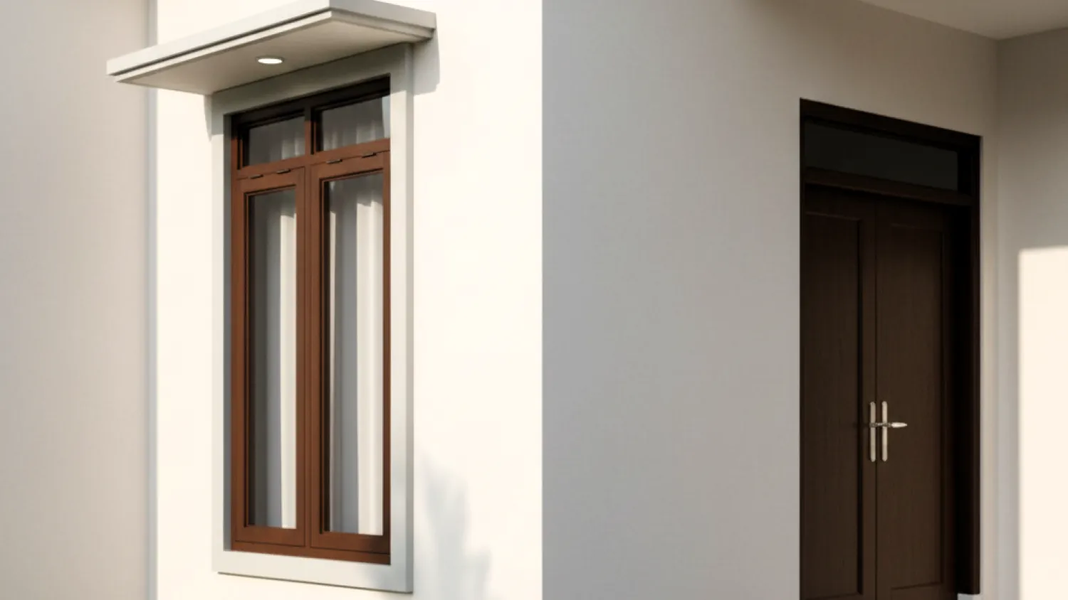 desain rumah klasik modern 1 lantai analisis 8 palet warna netral