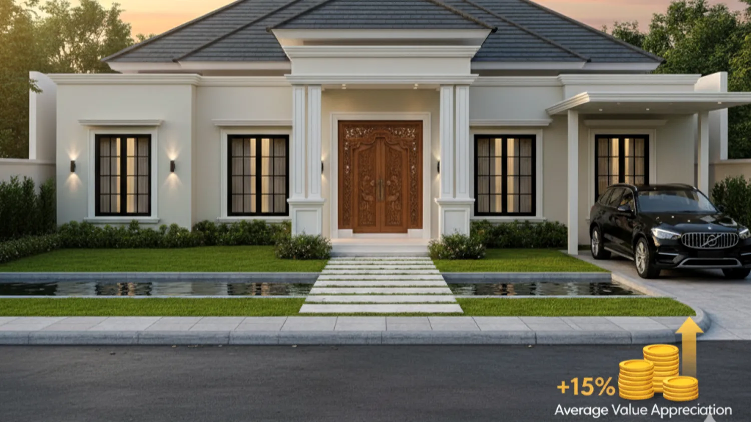 desain rumah klasik modern 1 lantai analisis 15 daya tarik timeless