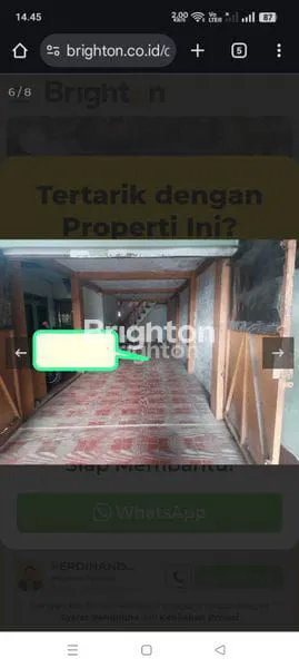 RUMAH 2 LANTAI LT 445M², SHM DI BEKASI