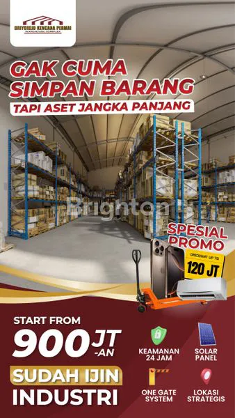 PERGUDANGAN DKP DRIYOREJO, MULAI 900 JUTAAN