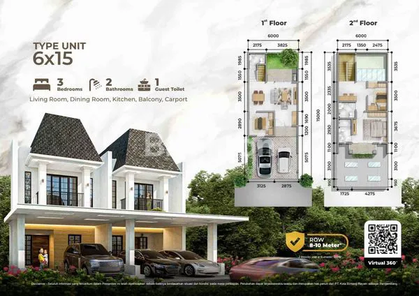 image RUMAH BARU CLUSTER 2 LANTAI DI GRAND KOTA BINTANG, BINTARA - BEKASI BARAT (2)