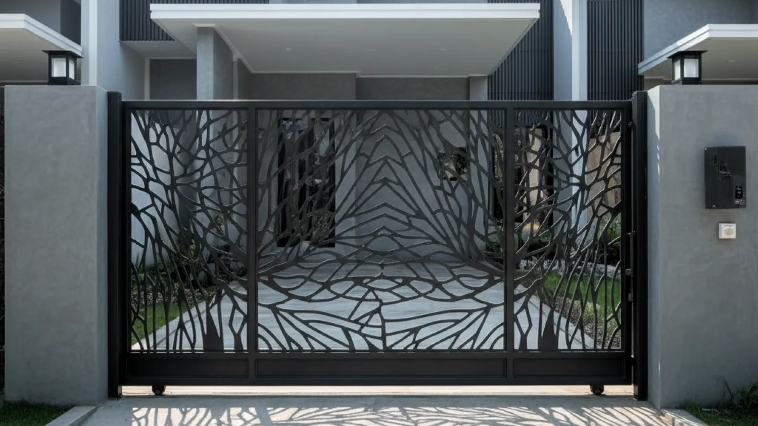 model pagar baja ringan terbaru 2025 13 model laser cutting