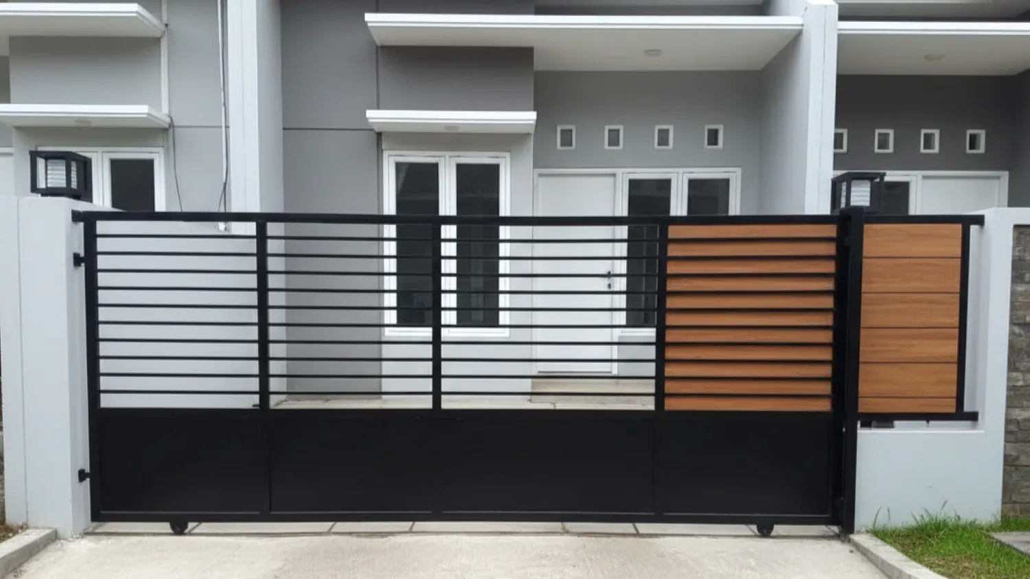 model pagar baja ringan terbaru 2025 14 model fungsional geser