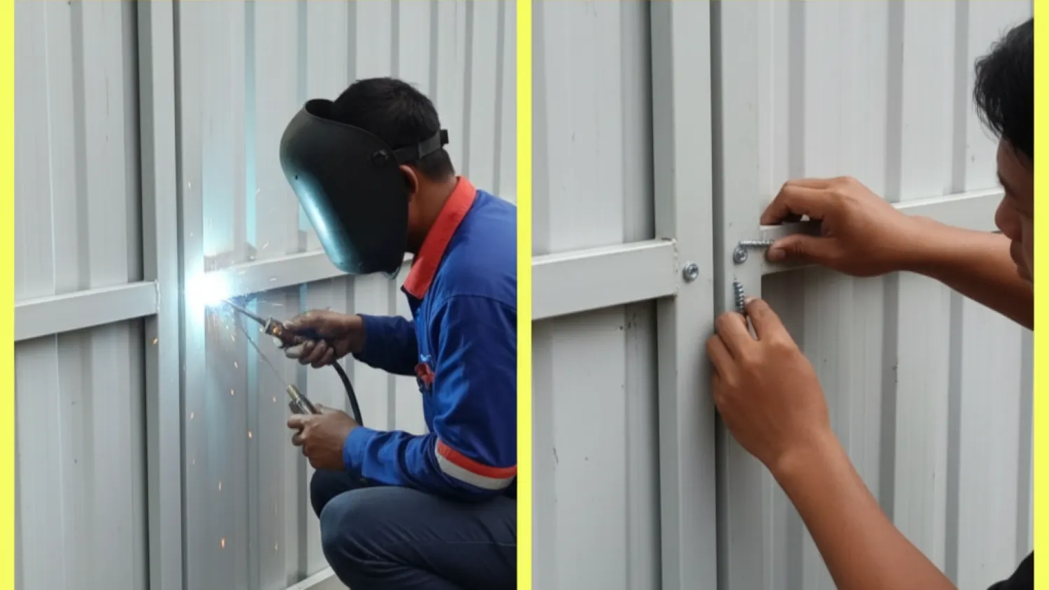 model pagar baja ringan terbaru 2025 18 teknik pemasangan las