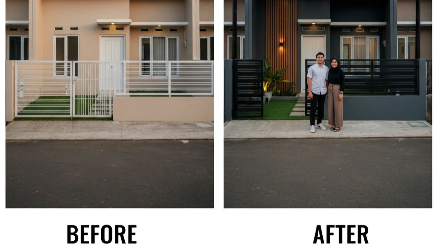 panduan renovasi rumah subsidi tampak depan minimalis 7 taktik desain praktis