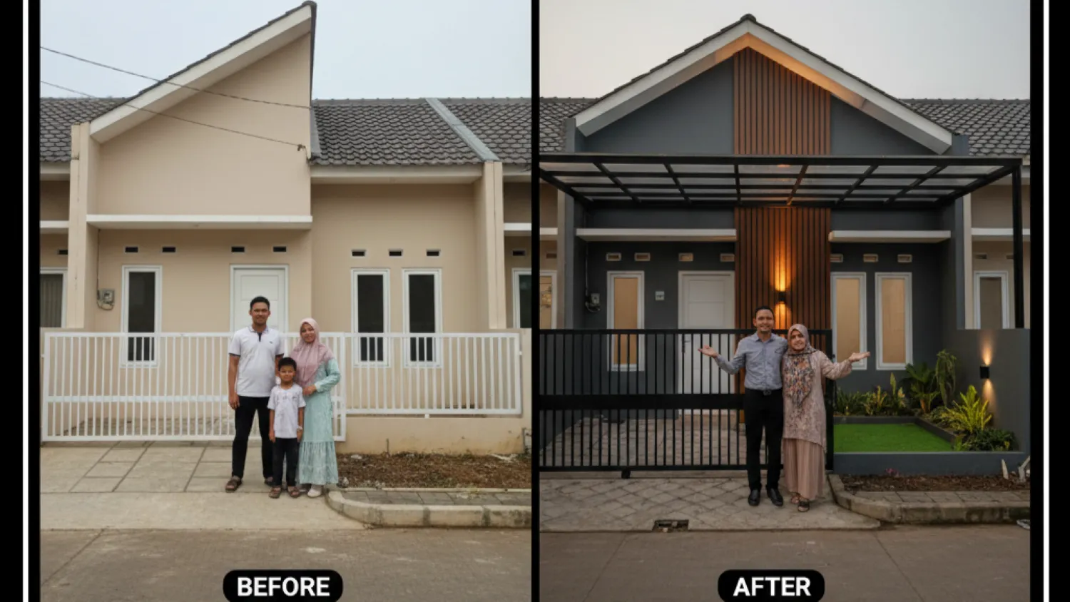 panduan renovasi rumah subsidi tampak depan minimalis 13 mengalahkan kompetitor