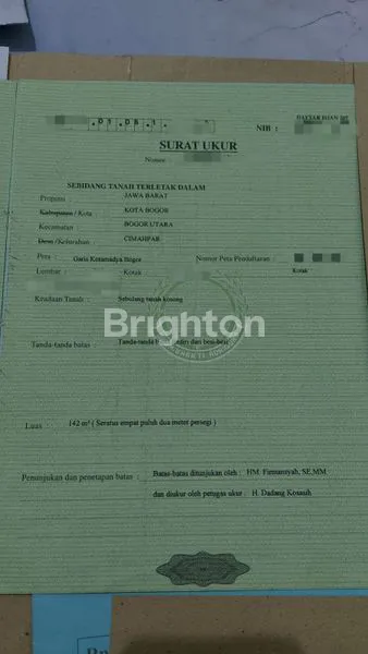 image TANAH LUAS 2 SERTIFIKAT DI PERUMAHAN HAJI BOGOR (4)
