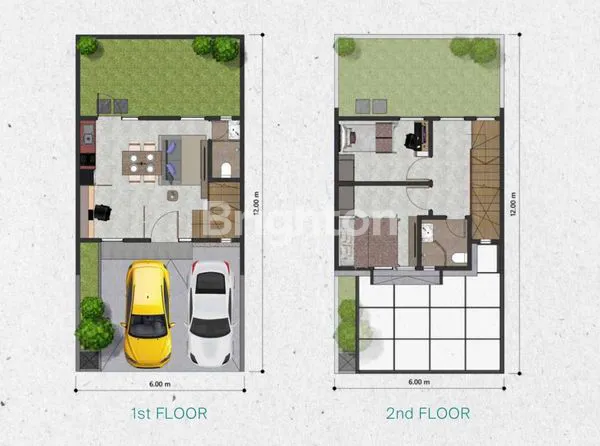 image RUMAH TERALAND TIPE SERENA 6X12 700JT-AN (2)