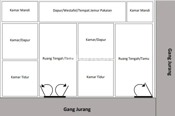 image RUMAH 4BR 98M2 DI GANG JURANG, JALAN JURANG, CIPAGANTI, SUKAJADI, BANDUNG, SHM (8)