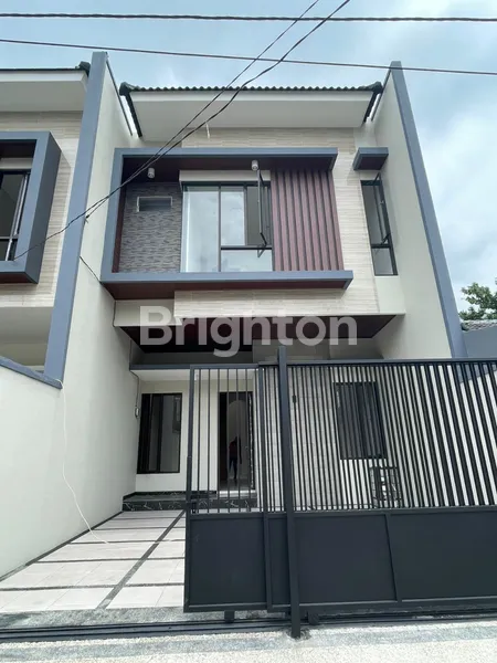 image RUMAH BARU MINIMALIS CAKEP KLAMPIS WISMA MUKTI, ONE GATE SYSTEM, ROW JALAN LEBARR (1)