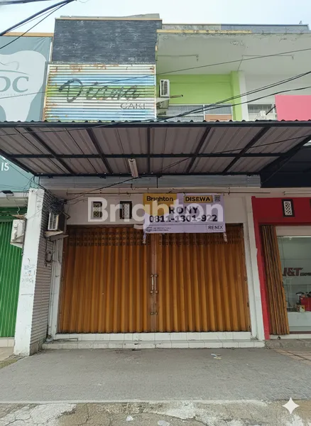 RUKO 2 LANTAI SANGAT STRATEGIS JALAN RAYA RUNGKUT MENANGGAL HARAPAN LOKASI RAMAI PADAT PENDUDUK DEKAT MERE PONDOK CANDRA