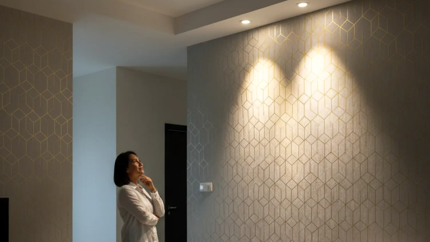 panduan wallpaper dinding ruang tamu nilai jual rumah 16 peran pencahayaan