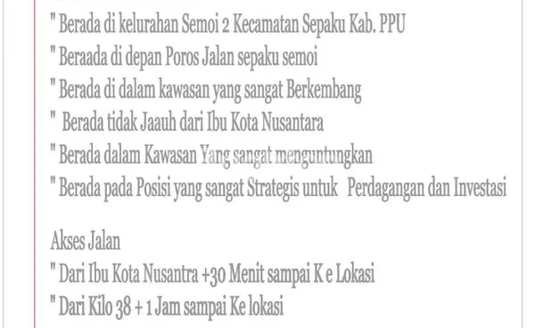 image TANAH KAVLING PPU LETAK STRATEGIS UNTUK INVESTASI DAN PERDAGANGAN (5)