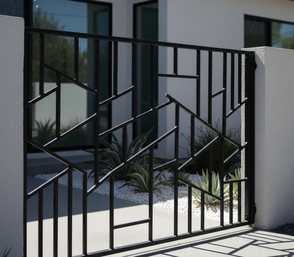 model pagar besi unik 2