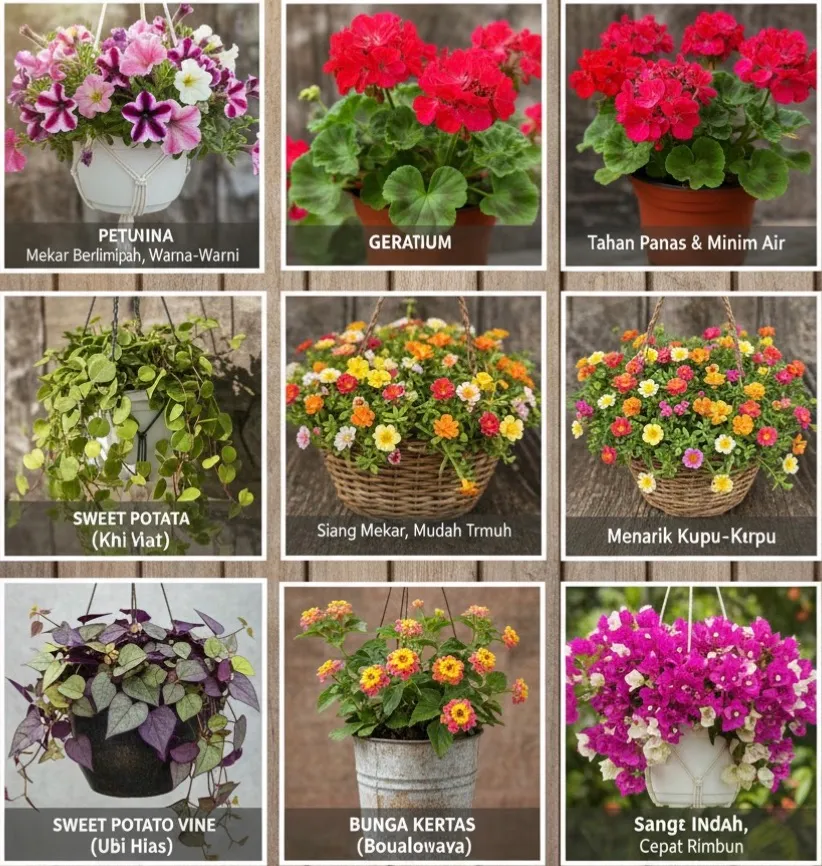 bunga gantung di teras rumah 1