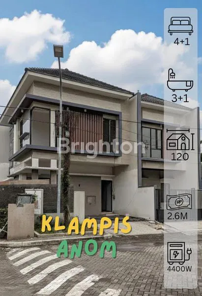 image BARU GRESS 2 LANTAI NEW HOUSE WISMA MUKTI SURABAYA TIMUR DEKAT RAYA MERR GALAXY MALL GM (1)