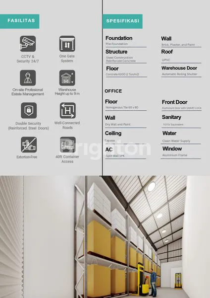 image WAREHOUSE (GUDANG) MULTIPURPOSE BIZHUB CIKARANG - TYPE C (3)
